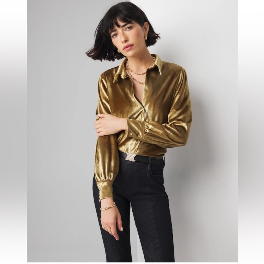 Velvet shirt WHBM